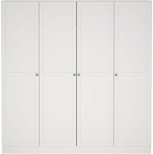 Bílá šatní skříň 195,5x200 cm Billund – Tvilum