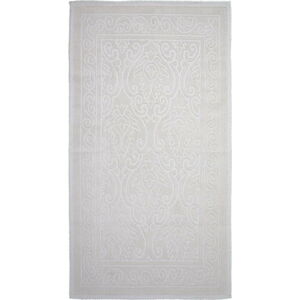 Krémový bavlněný koberec Vitaus Osmanli, 60 x 90 cm