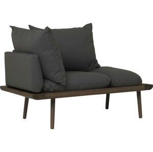 Antracitová pohovka 127 cm Lounge Around – UMAGE