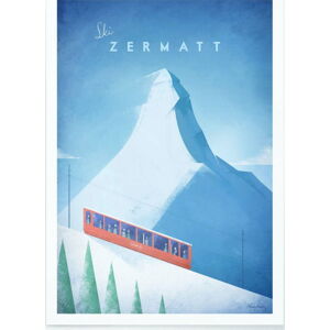 Plakát Travelposter Zermatt, 30 x 40 cm