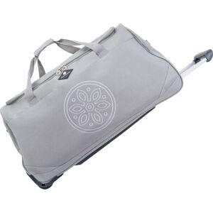 Světle šedá cestovní taška na kolečkách GERARD PASQUIER Miretto, 45 l