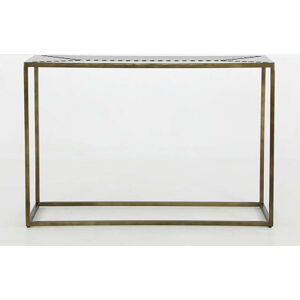 Železný konzolový stolek Canett Stitch, 40 x 120 cm