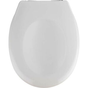 Bílé WC se snadným zavíráním sedátko Wenko Savio, 45 x 37,5 cm
