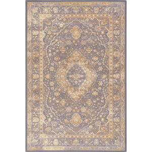 Béžovo-šedý vlněný koberec 133x180 cm Zana – Agnella