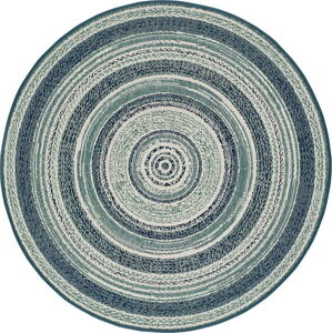 Modrý venkovní koberec Universal Verdi, ⌀ 120 cm