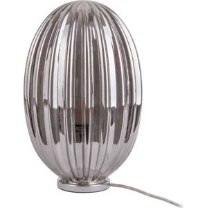 Kouřově šedá stolní lampa Leitmotiv Smart, výška 31 cm