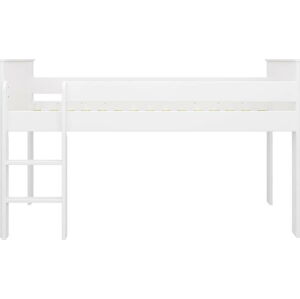 Bílá vyvýšená dětská postel 90x200 cm Alba - Tvilum