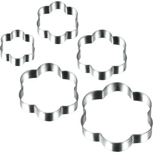 Sada 5 vykrajovátek ve tvaru kytiček Metaltex Cookie Cutters