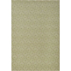 Zelený venkovní koberec NORTHRUGS Karo, 160 x 230 cm