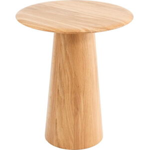 Kulatý odkládací stolek z dubového dřeva ø 40 cm Mushroom – Gazzda