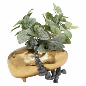 Hliníková ručně vyrobená váza ve zlaté barvě Art Stones – Kare Design