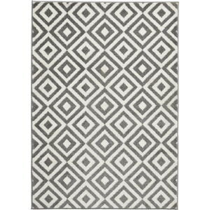Šedo-bílý koberec Think Rugs Matrix, 120 x 170 cm