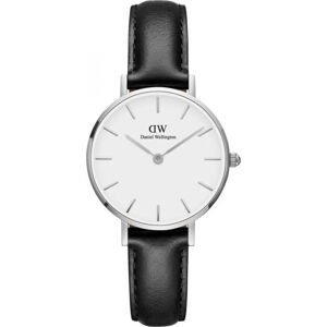 Dámské hodinky s koženým řemínkem a bílým ciferníkem s detaily stříbrné barvy Daniel Wellington Petite Sheffield, ⌀ 28 mm