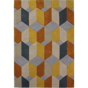 Žlutý koberec Flair Rugs Scope, 80 x 150 cm