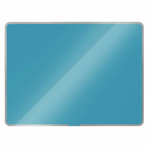 Modrá skleněná magnetická tabule Leitz Cosy, 80 x 60 cm