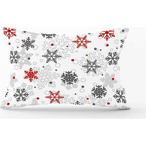 Vánoční povlak na polštář Minimalist Cushion Covers Red Christmas, 35 x 55 cm