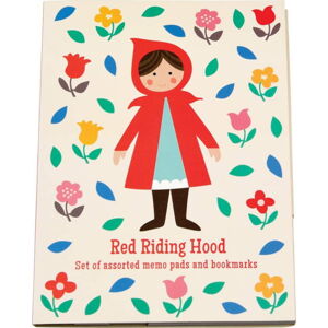 Sada 7 lepicích bločků s motivem Červené Karkulky Rex London Red Riding Hood