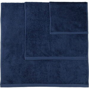 Sada 3 tmavě modrých ručníků Artex Alfa