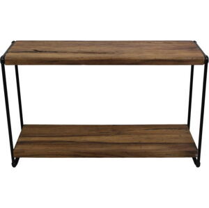 Konzolový stolek z teakového dřeva a kovu HSM collection Lilienne