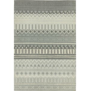 Šedý koberec Asiatic Carpets Tribal Mix, 120 x 170 cm