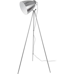 Kovová stojací lampa v šedé barvě Leitmotic Luxury
