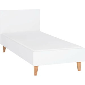 Bílá jednolůžková postel Vox Concept, 90 x 200 cm