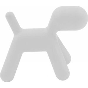 Bílá dětská stolička ve tvaru psa Magis Puppy, výška 45 cm