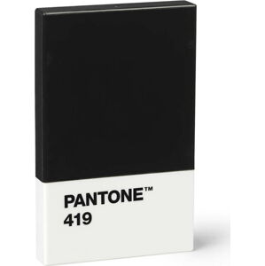 Černé pouzdro na vizitky Pantone