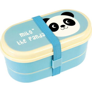 Modrý obědový bento box Rex London Miko The Panda