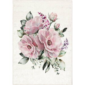 Růžovo-krémový pratelný koberec 140x220 cm New Carpets – Oyo home