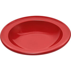 Červený keramický polévkový talíř Emile Henry, ⌀ 22,5 cm