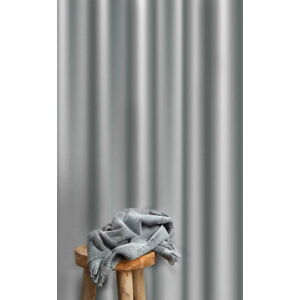 Světle šedý sprchový závěs Bahne & CO Pure, 180 x 200 cm