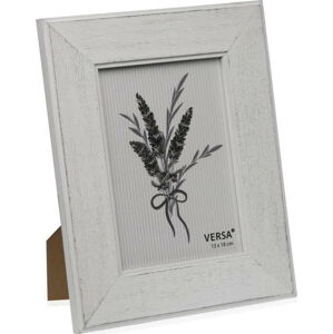Dřevěný rámeček na fotografii Versa Madera Blanco, 13 x 18 cm