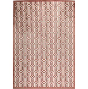 Růžový koberec Zuiver Beverly, 200 x 300 cm