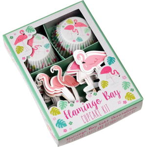 Set na zdobení cupcaků Rex London Flamingo Bay