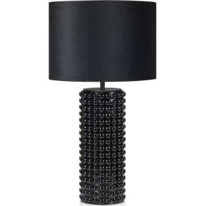 Černá stolní lampa Markslöjd Proud, ø 34 cm
