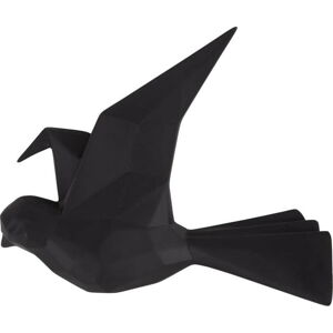 Černý nástěnný věšák ve tvaru ptáčka PT LIVING, šířka 19 cm
