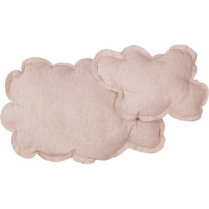 Růžový dekorativní polštář Little Nice Things Cloud