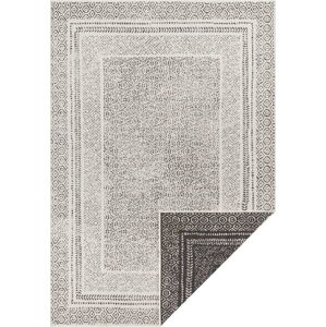 Černo-bílý venkovní koberec Ragami Berlin, 80 x 150 cm