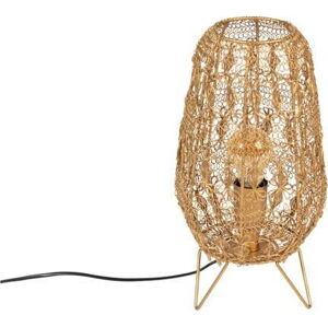 Béžová stolní lampa Dutchbone Filo, výška 35 cm
