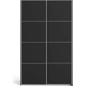 Černá šatní skříň 122x202 cm Verona - Tvilum