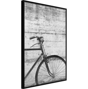 Plakát v rámu Artgeist Bicycle Leaning Against the Wall, 30 x 45 cm
