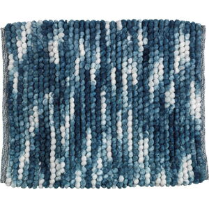Modrá textilní koupelnová předložka 55x65 cm Urdu – Wenko
