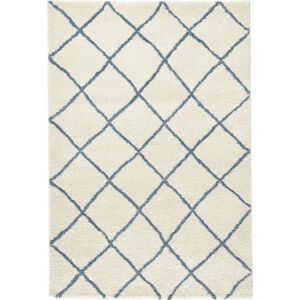 Bílý koberec Mint Rugs Grid, 200 x 290 cm
