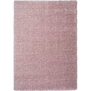 Růžový koberec Universal Floki Liso, 140 x 200 cm