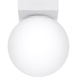 Bílé stropní svítidlo se skleněným stínidlem ø 12 cm Umerta – Nice Lamps