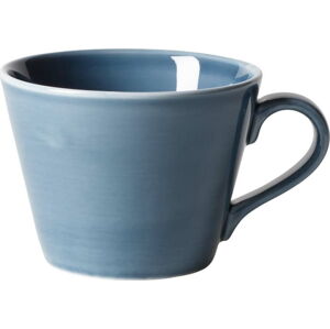 Světle modrý porcelánový šálek na kávu Villeroy & Boch Like Organic, 270 ml