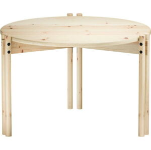 Kulatý konferenční stolek z borovicového dřeva v přírodní barvě ø 60 cm Sticks – Karup Design