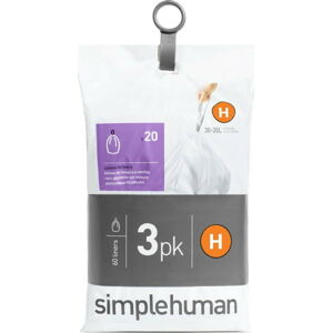 Pytle na odpadky 60 ks 35 l H - simplehuman