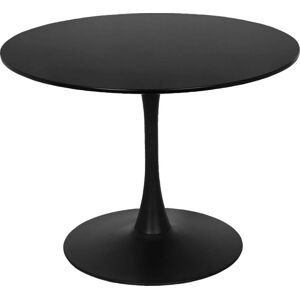 Černý kulatý jídelní stůl ø 100 cm Yazoo – Støraa